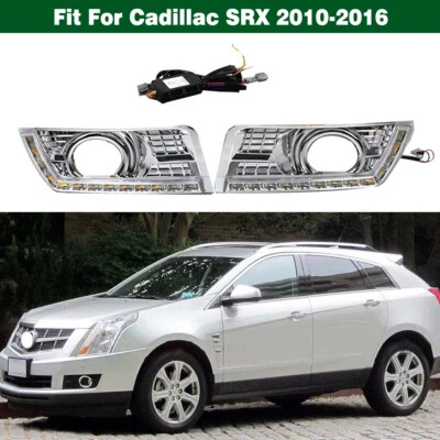 Luz antiniebla delantera LED DRL señal de luz de circulación diurna para Cadillac SRX 2010-2016 Foto 1 de 4