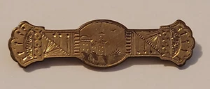 Viktorianische antike Vintage verzierte geätzte Stabbrosche Patent Juni 1877 - Bild 1 von 8