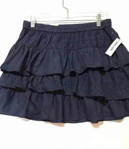 NEW Old Navy Women’s-Junior’s Navy Ruffle Tiered ADORABLE Skirt Size XS NWT - Picture 1 of 19
