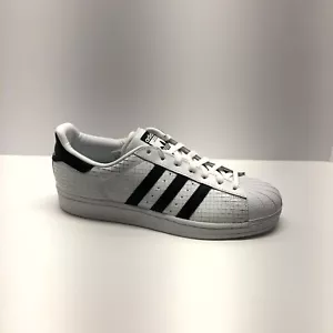 Adidas Originals Superstar Men’s Size 9 White Blue Clam Shell - Picture 1 of 12