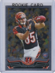 TARJETA DE NOVATO TYLER EIFERT 2013 Topps cromo radiocontrol fútbol bengals NOTRE DAME COMO NUEVA - Imagen 1 de 2