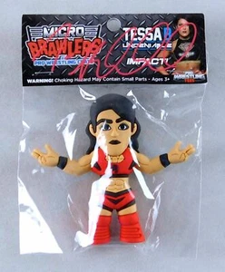 Figura de acción firmada Tessa Blanchard Impact Micro Brawler caja exclusiva de la WWE - Imagen 1 de 7