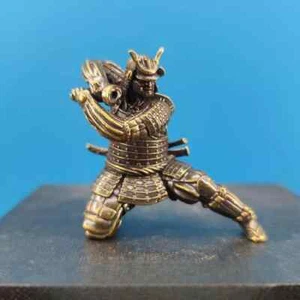 Brass Samurai Incense Burner Incense Insert Home Indoor Thread Incense Burner - Picture 1 of 10