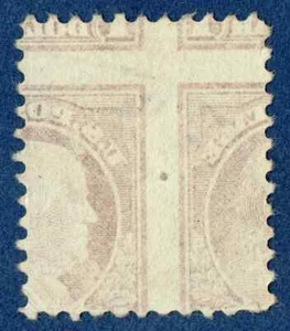 USA ERROR STAMP 1917 Used Scott#518 $1 violet brown OFFSET (CROSS SHAPE) - Picture 1 of 2