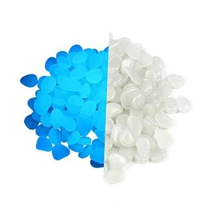 Inc 2lb 400PCS Glow in The Dark Pebbles Stones for Indoor and Outdoor - Picture 1 of 6