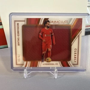 2024 Immaculate Mohamed Salah Clearly Patch /99 - Picture 1 of 2