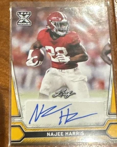2021 Nakee Harris Leaf X Rookie Auto - Picture 1 of 2