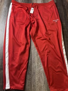 NWT Polo Sport Ralph Lauren Track Pants 100% Polyester Red Men’s Size 6XB - Picture 1 of 11
