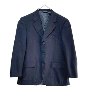 Brooks Brothers Wool Jacket 37SHT Gray Men's Blazer Embroidered Name F/S - Picture 1 of 10