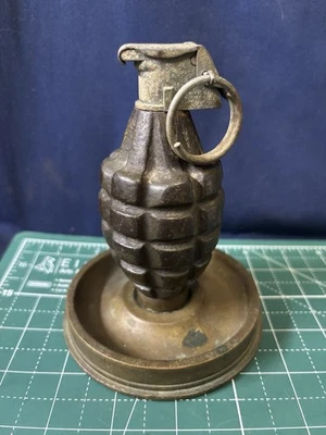 WW2 US Military Rare Trench Art Ashtray  - Image 1 of 4