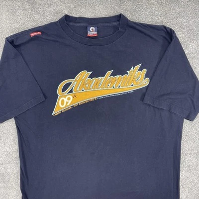 Akademiks Shirt Mens 3XL Blue Vintage Basketball Short Sleeve Crew Neck Y2K - Image 1 of 4