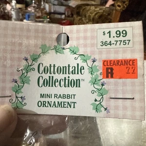 Vintage Wooden Mini Easter Ornaments Bunny Tree Decor 8 Total -New - Picture 1 of 8