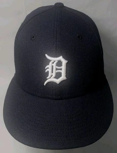 New Era 59FIFTY On-Field Detroit Tigers MLB Mütze Fitted 7 Navy Weiß Logo Gebraucht - Bild 1 von 10