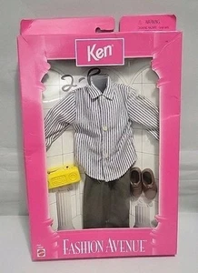 Ken Fashion Avenue Vintage 1997 Striped Shirt Boombox Pants Shoes #18099 NRFB - Picture 1 of 5