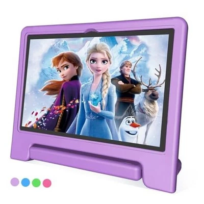  Tablet for Kids｜10 Inch Kids Tablet Android 14｜Octa-core｜64GB｜WiFi Purple - Image 1 of 4