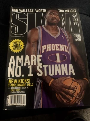 Revista Slam (original)-Amare Stoudemire-diciembre 2006 Foto 1 de 3