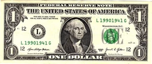$1 2021 Fancy Serial L19901941G BIRTHDAY YEAR NOTE - Picture 1 of 1
