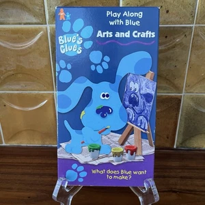 Nick Jr. Blue’s Clues Play Along With Blue Arts And Crafts VHS 1998 - Picture 1 of 4