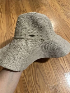 Coolibar Marina Sun Hat Style 02214 UPF 50+ Sun Protection Prevention EUC Beige - Picture 1 of 7