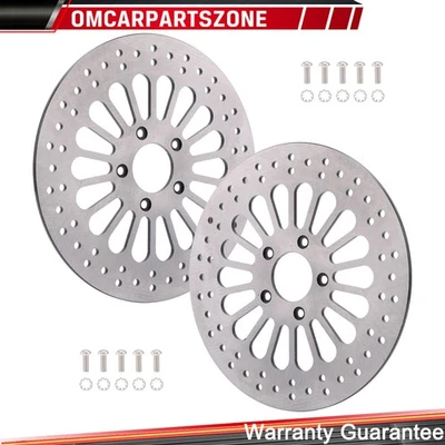 11.8" Front Left Right Brake Rotor Fit For Harley Touring Electra Road Glide 08+ - Image 1 of 4
