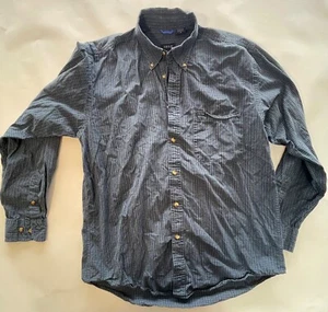 Izod blue Botton up size M. - Picture 1 of 7