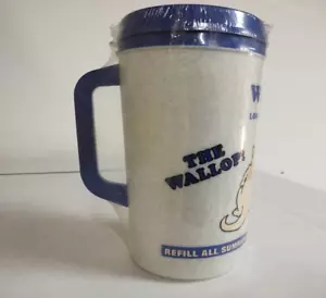 Vintage Aladdin Insulated Travel Drink Mug. Wally's Truck Stop 34 oz Coffee Soda - Picture 1 of 15