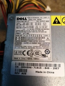 280W Dell Optiplex 755 MH596 0MH596 L280P-01 Power Supply Unit / PSU - Photo 1/1