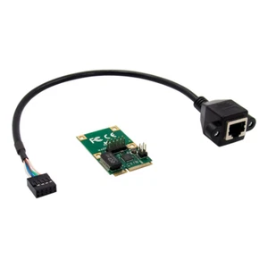 Mini PCIE RJ45 Lan card 1000M Gigabit Ethernet Network Card RTL8111F Chipset - Picture 1 of 4