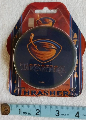 NHL Atlanta Thrashers Dark Blue Collector Puck Cover