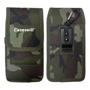 For ASUS Zenfone 11 Ultra Case Rugged Nylon Phone Pouch Belt Clip Holster - Picture 1 of 8