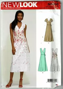 New Look # N6600 Summer Wrap Dress with side ties Pattern Sz 10-22 UC - Picture 1 of 2