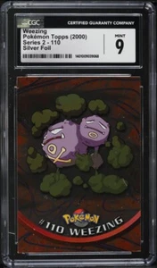 2000 Topps Chrome Pokemon Karte Weezing Series 2 #110 CGC 9 MINT - Bild 1 von 1