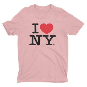 I Love NY Kids T-Shirt Officially Licensed Youth Unisex Tees (Pink, XL) (New) - Picture 1 of 1