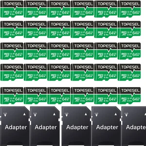 Wholesale 1/50/100pcs 64GB Ultra Micro SD Card SDXC Class 10 Memory Card TF Card - Picture 1 of 22