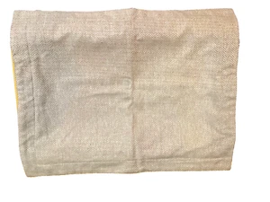 Ralph Lauren (2er Set) 100 % Seide Chevron Muster Shams natürlich und cremefarben - Bild 1 von 10