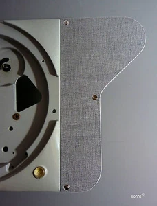 Thorens TD 124 / II Tonearm board made of Dental stone with Cut ? Tonarmbrett  - Picture 1 of 2