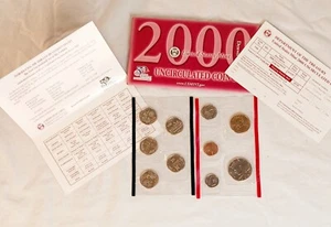 2000 Denver United States Mint Uncirculated Coin Set Original Mint Packaging - Picture 1 of 3