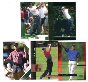 Tiger Woods 5 Golf Trading Card Lot PGA TOUR GOLFER GOLFING (LOT 58) - Picture 1 of 1
