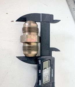 PARKER 12-12 JIC STEEL 3/4" TRIPLE-LOK 37º FLARE ENDS UNION Nuevo Antiguo Stock - Imagen 1 de 9