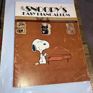 Snoopy's Easy Piano Album Songbook 1980 Studio 224, sight reading settings - Picture 1 of 6