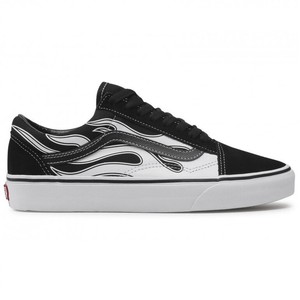vans basse con fiamme