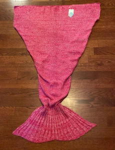 LAGHCAT Adult Mermaid Tail Blanket Pink with Tags - Picture 1 of 6