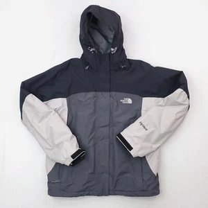 North Face Jacket Womens Medium Gray Hyvent 3in1 Ski Coat Insulated Snowboarding - Picture 1 of 23