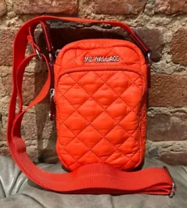 Authentic MZ Wallace Orange Mini Metro Crossbody Bag - Picture 1 of 8