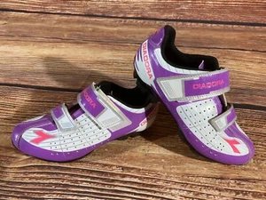 DIADORA X-Phantom Cycling Shoes MTB Mountain Bike Ladies Size EU39 US8 Mondo 238 - Picture 1 of 7