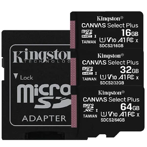 Kingston 32GB 64GB MicroSDXC MicroSDHC Card Class 10 UHS-I High Speed Phone - Photo 1 sur 13
