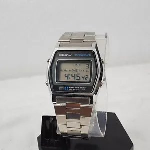 SELTENE VINTAGE SEIKO A927-5010 CHRONOGRAPH DIGITAL HERREN UHR NEUE BATTERIE WIE ABGEBILDET - Bild 1 von 10