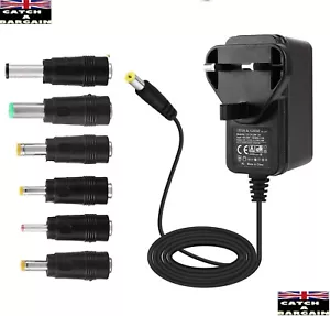 EFISH CCTV 12V 2A 24W Switching Power Adapter Wall Charger + 6 Plugs (J979) - Picture 1 of 8