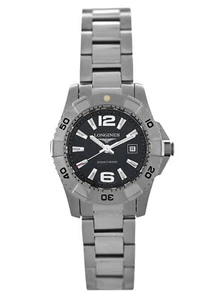 Longines Hydro Conquest L3.247.4.56.6 Date Steel 30MM Ladies Quartz Watch - Picture 1 of 10