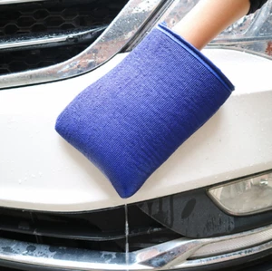 1PCS Car Universal Wash Gloves Microfiber Clay Bar Washing Gloves Care Products - Picture 1 of 5
